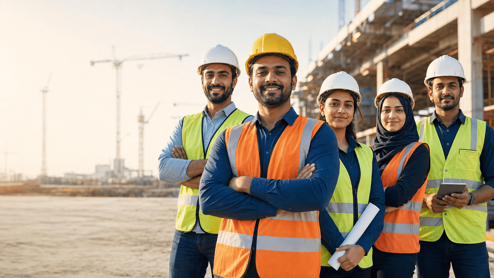 Skilled construction and engineering professionals ready for deployment